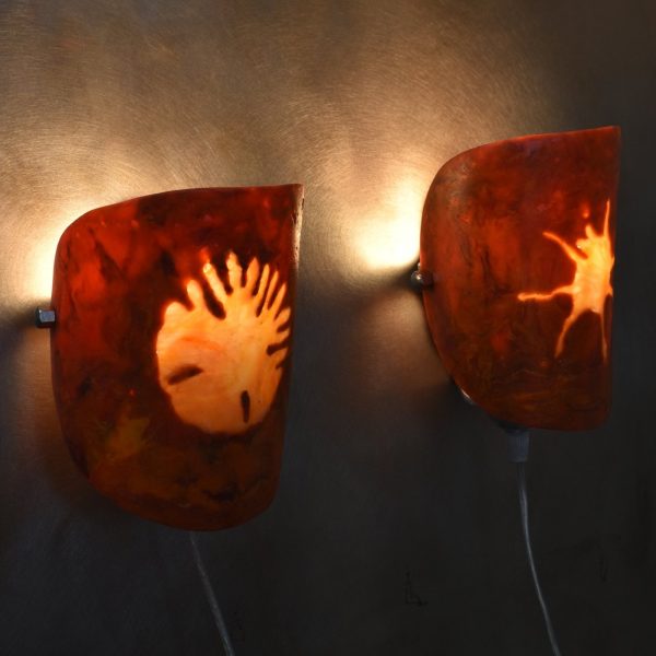 Pair of Wall Sconces, lit by Coline Le Quenven